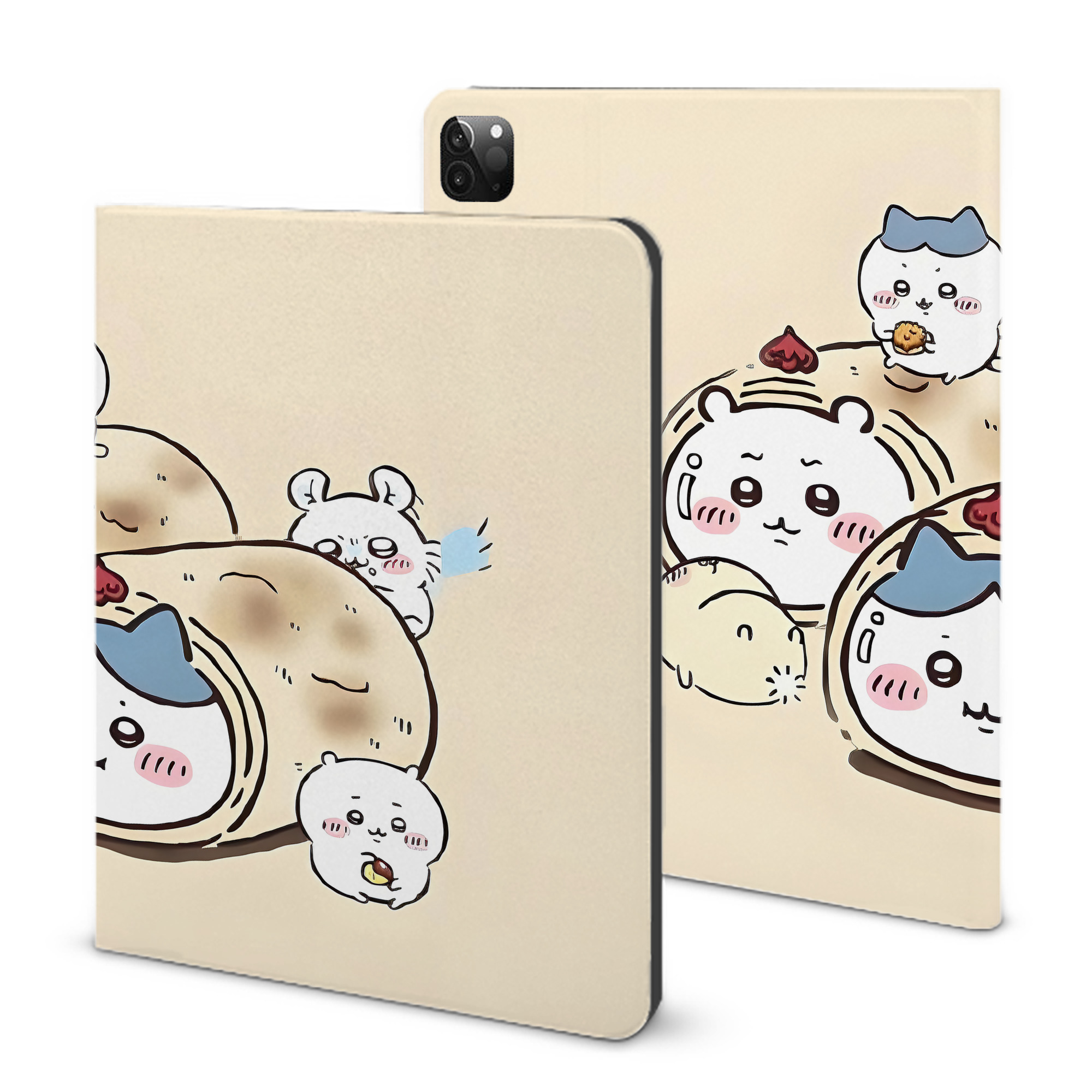 （画像用） ちいかわ Chii-kawa IPadケース ペンホルダー付き ブックスタイルデザイン